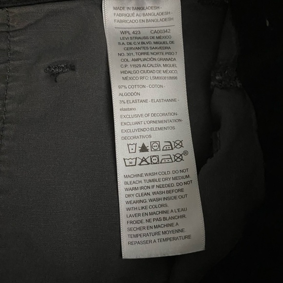 Levi's Men's 6-Pocket Cargo Pants Action Flex Trouser Grey Size W29 x L30 - Picture 5 of 10